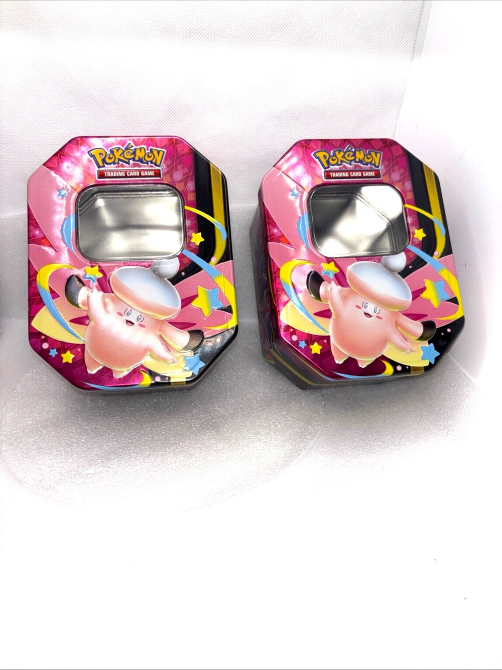 Lot Of 2 Pokemon TCG: Mega Moonlit Empty Tins (Only)